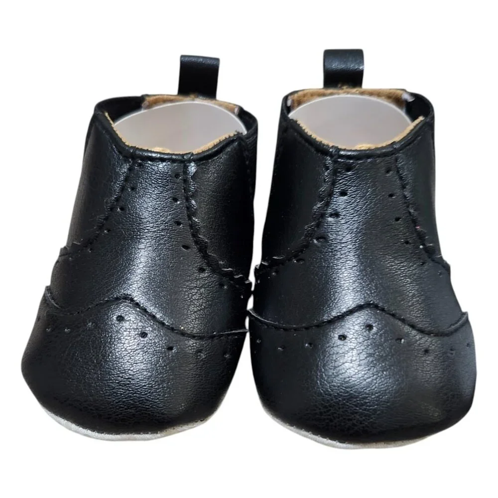 LOT OF 2 Toddler Size 3‎ Girl Shoes Soft Sole Anti-slip Sneakers Black White